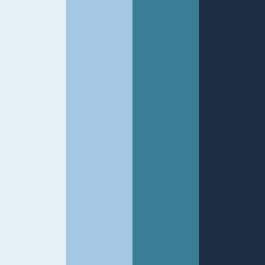 Download ocean's whisper color palette PNG image (square)