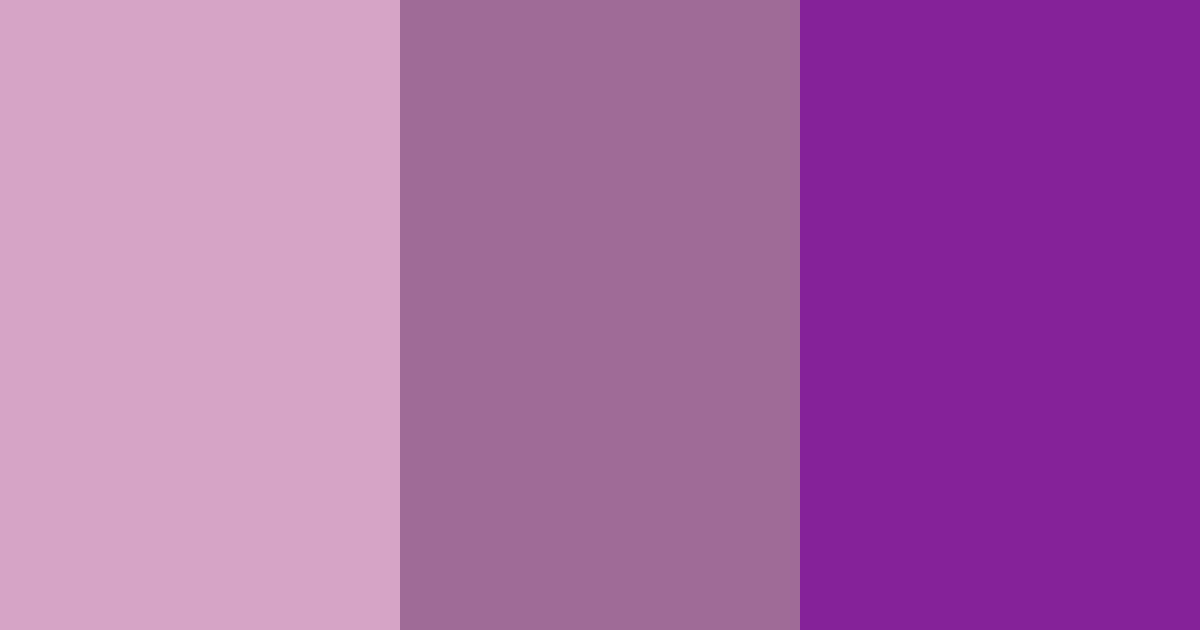 Download purple shades color palette PNG image (landscape)