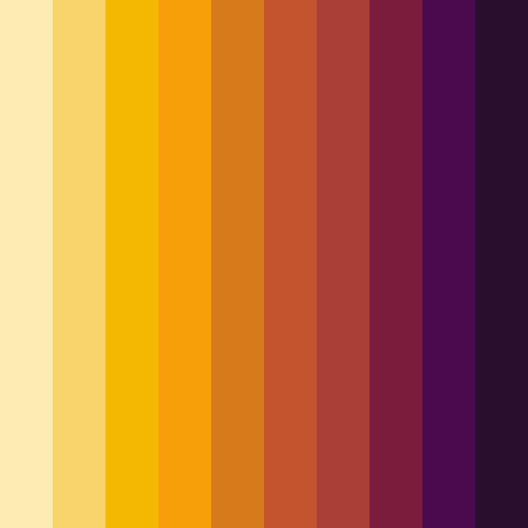Download autumn ember bliss color palette PNG image (square)