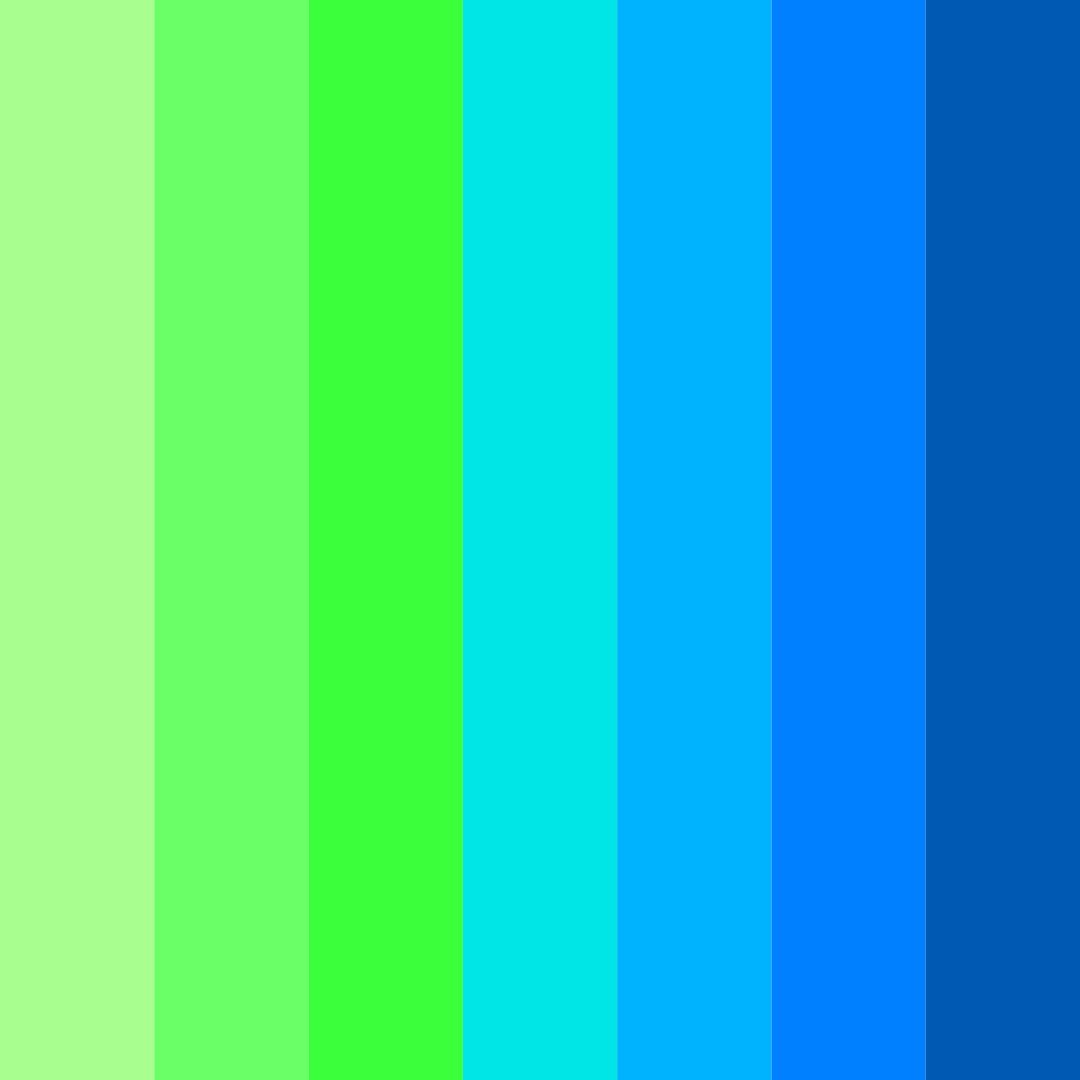 Download bright green color palette PNG image (square)