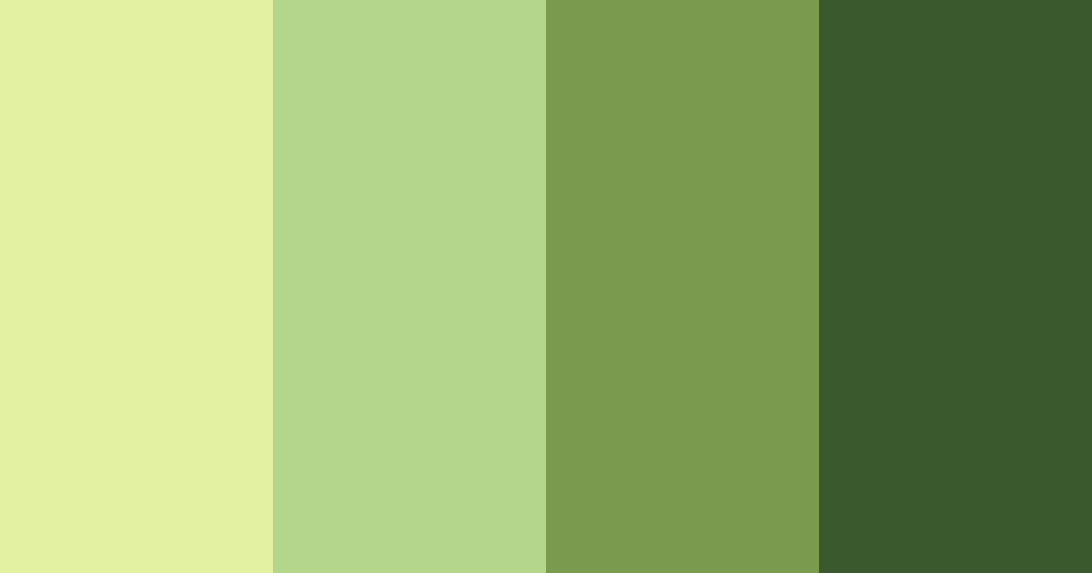 Download verdant seasons color palette PNG image (landscape)