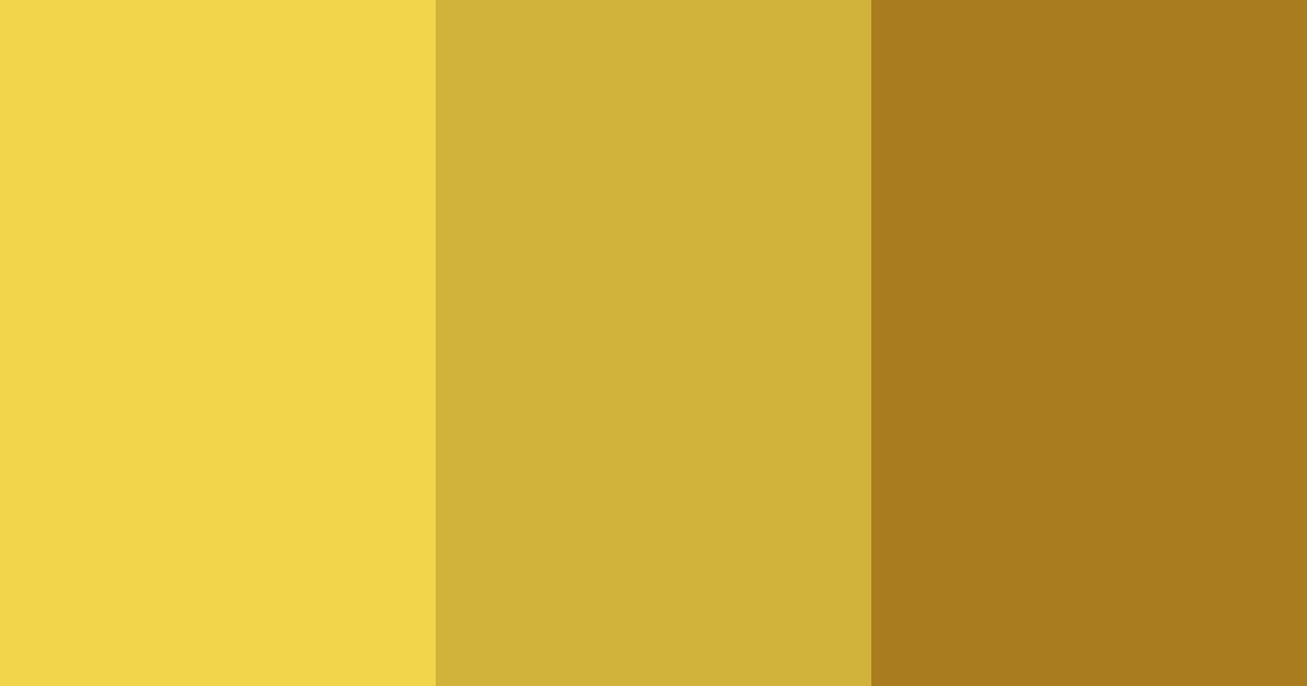 Download mustard shades color palette PNG image (landscape)