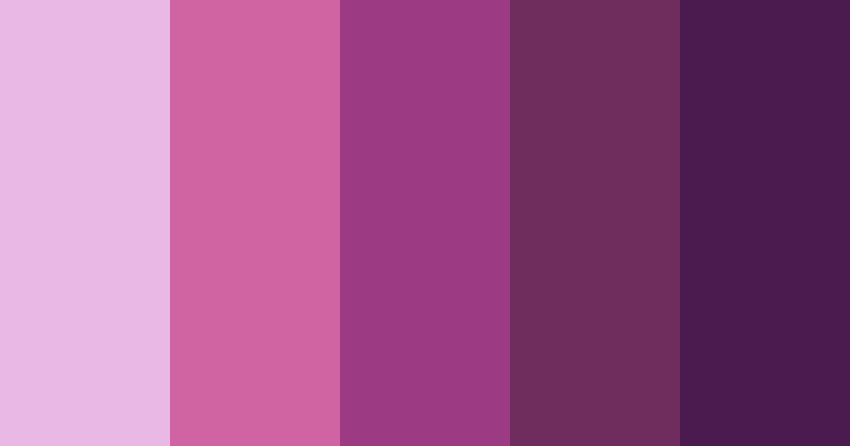 Download mystical orchid dreams color palette PNG image (landscape)