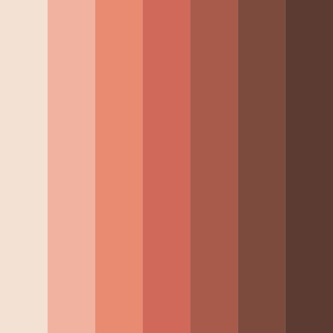 Download desert rose harmony color palette PNG image (square)
