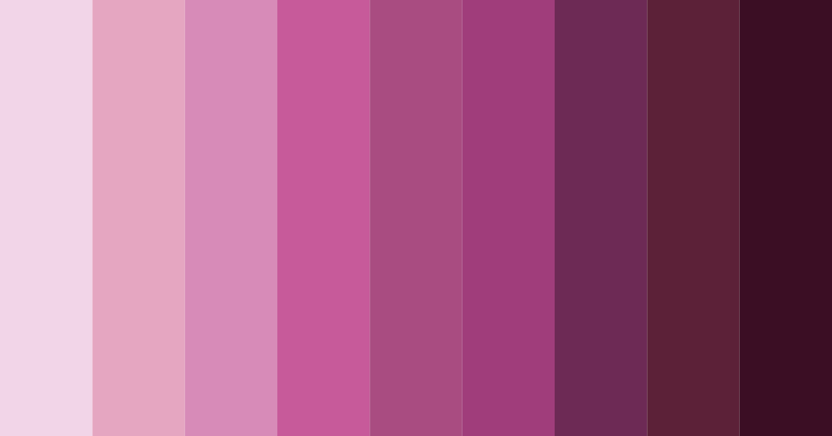 Download blossom elegance color palette PNG image (landscape)