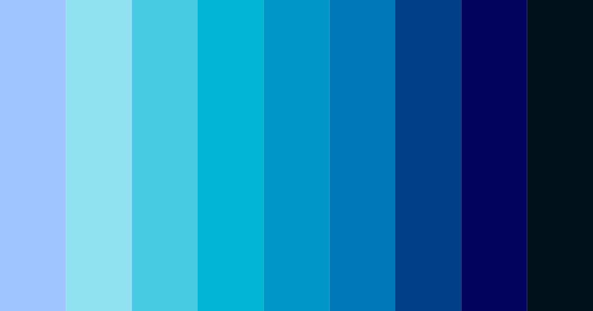Download oceanic serenade color palette PNG image (landscape)