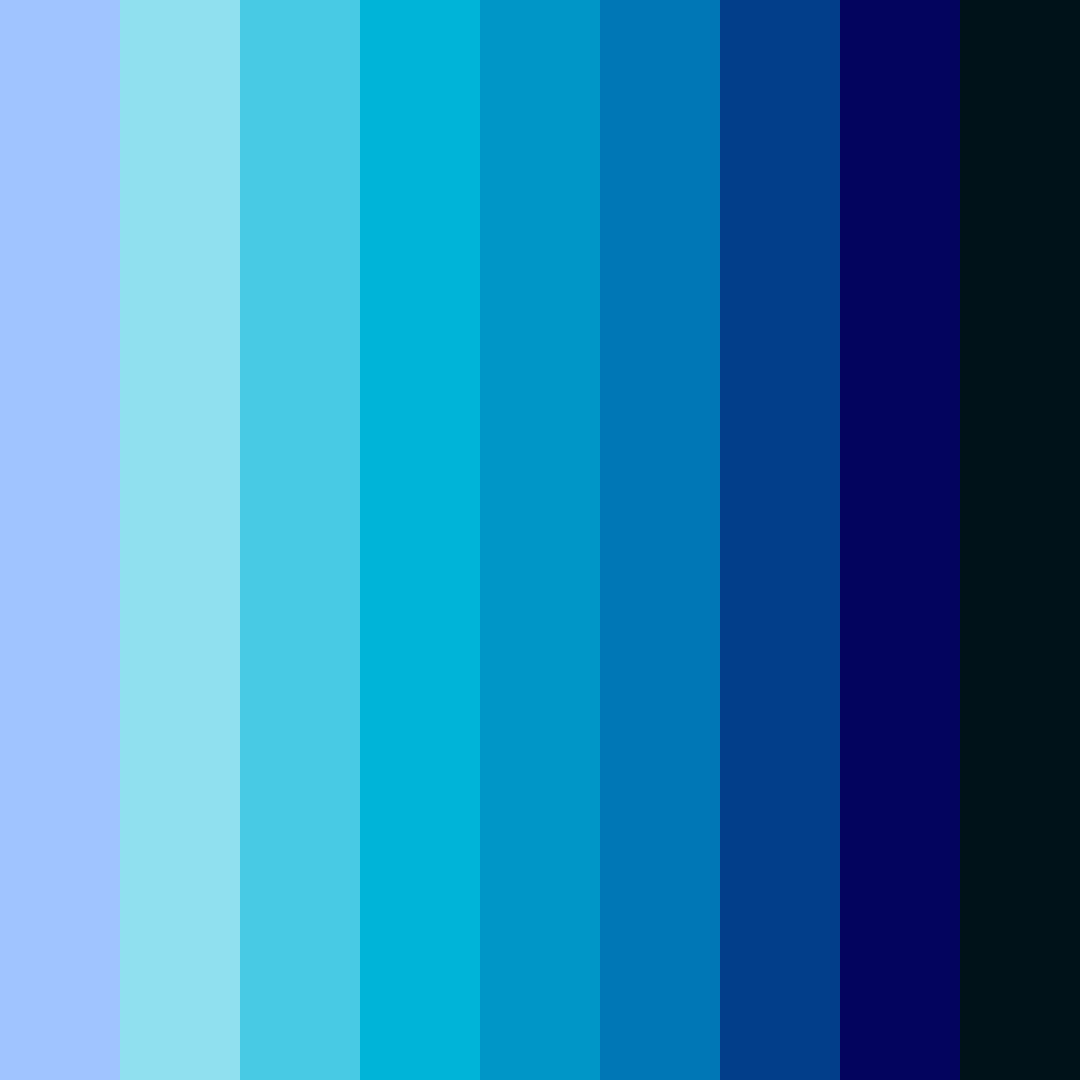 Download oceanic serenade color palette PNG image (square)