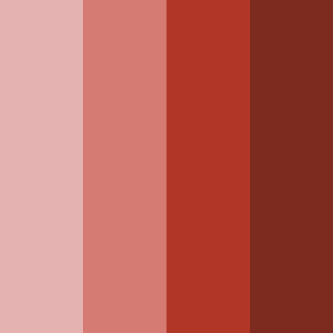 Download warm ember glow color palette PNG image (square)