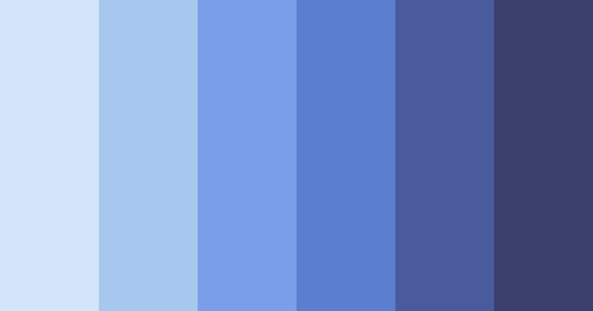 Download shades of blue and purple color palette PNG image (landscape)