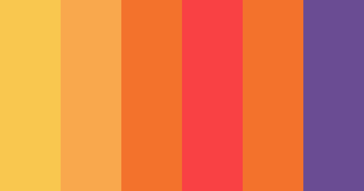 Download yellow circus color palette PNG image (landscape)