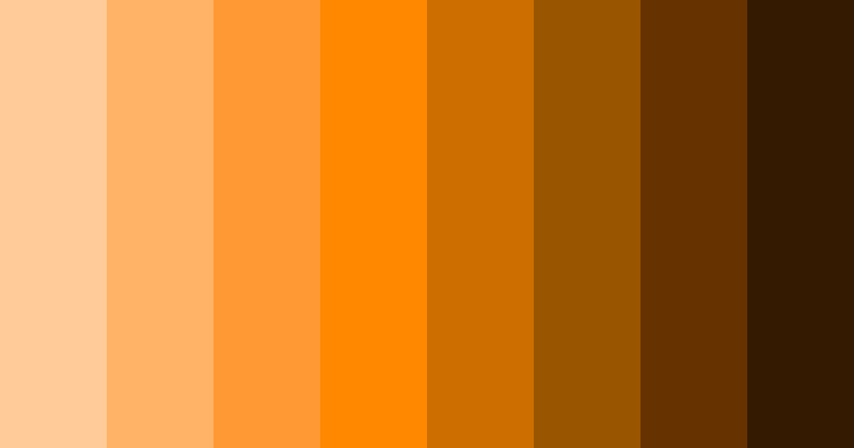 Download citrus sunset color palette PNG image (landscape)