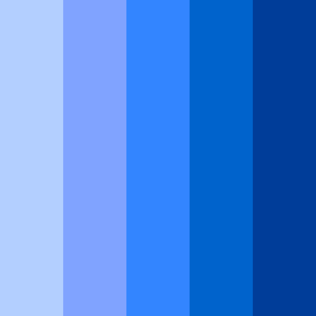 Download celestial cascade color palette PNG image (square)