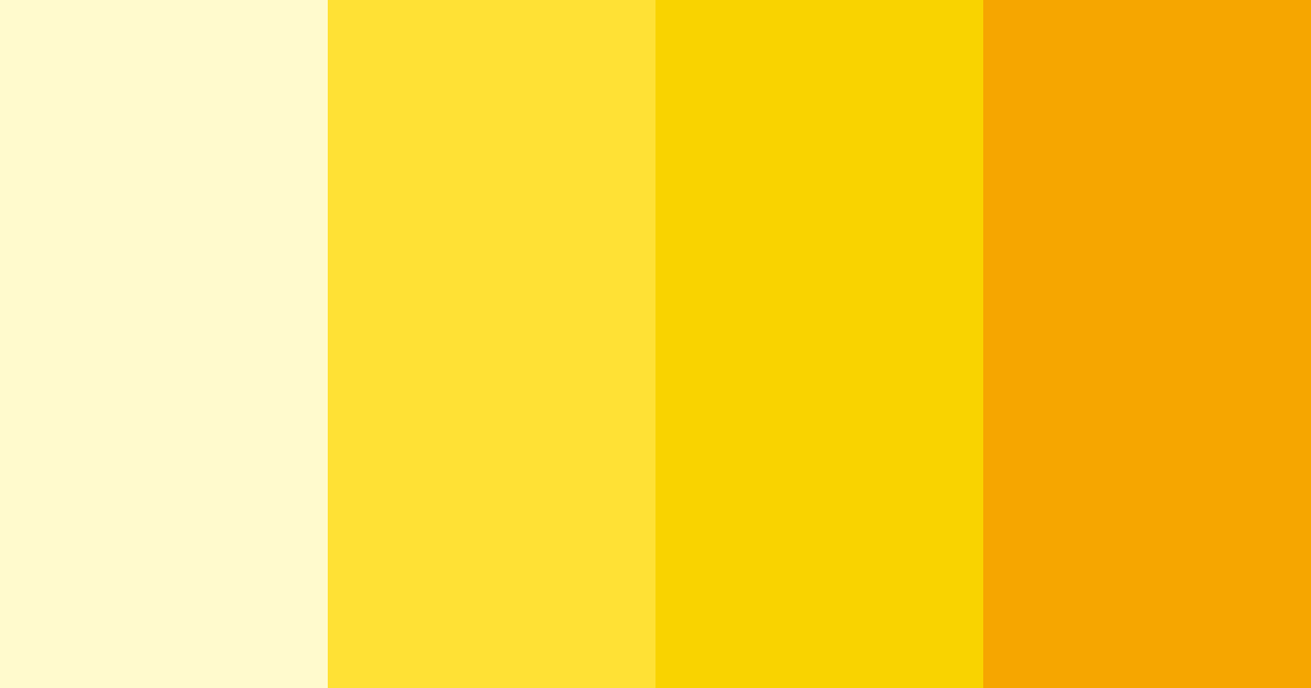 Download sunshine symphony color palette PNG image (landscape)
