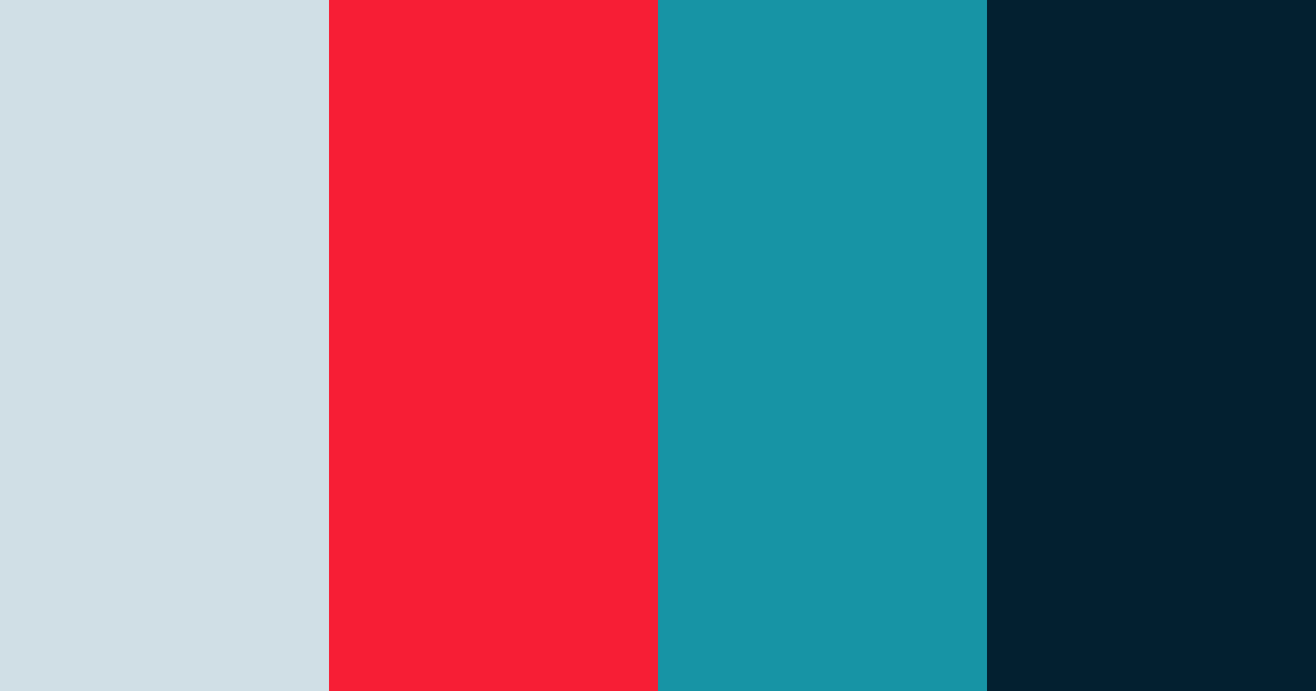 Download minty coral color palette PNG image (landscape)