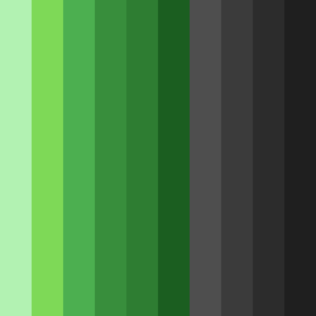 Download emerald shadows color palette PNG image (square)