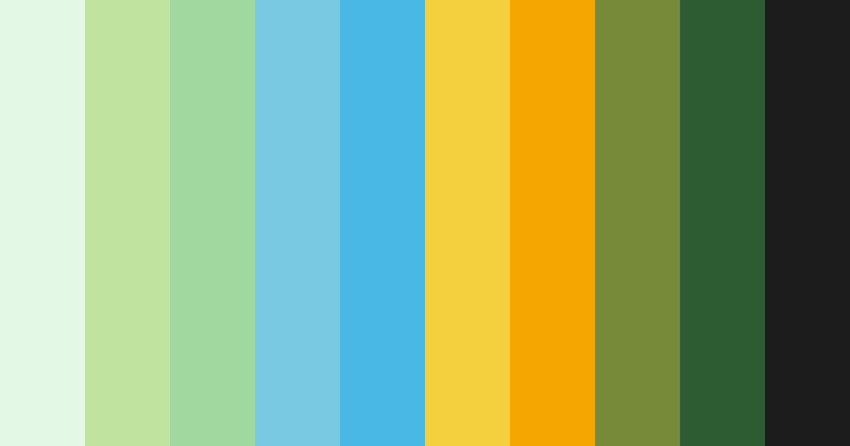 Download lush horizon color palette PNG image (landscape)