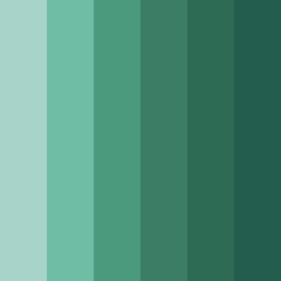 Download verdant harmony color palette PNG image (square)