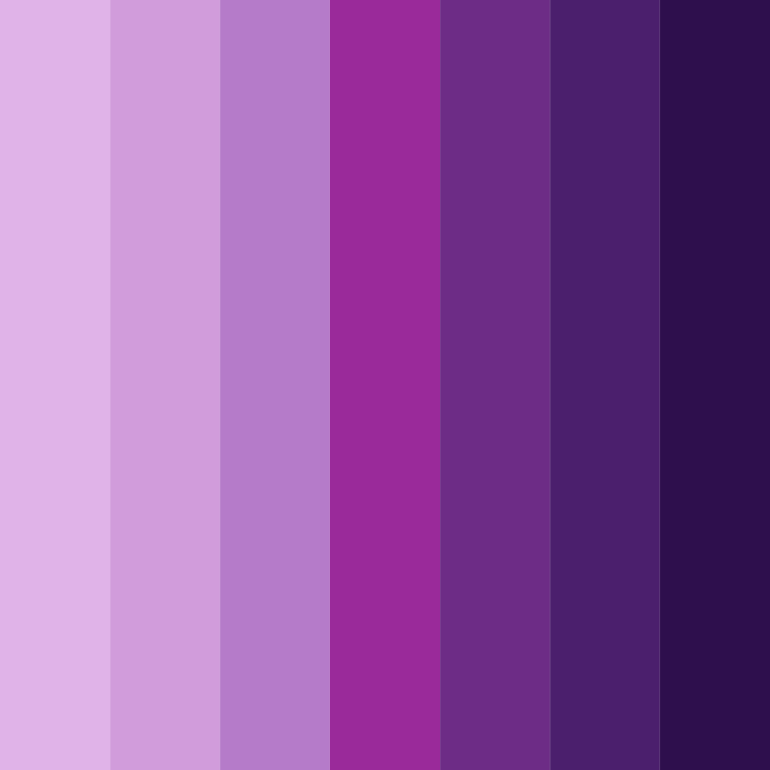 Download whimsical amethyst dreams color palette PNG image (square)