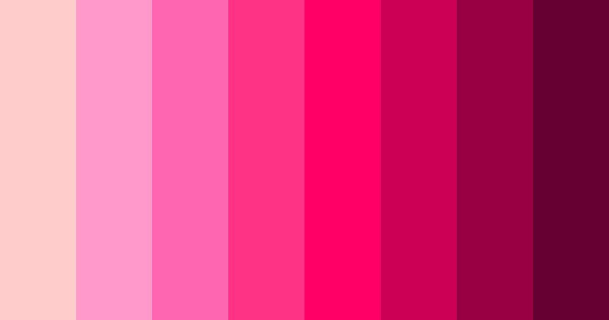 Download pink rainbow color palette PNG image (landscape)