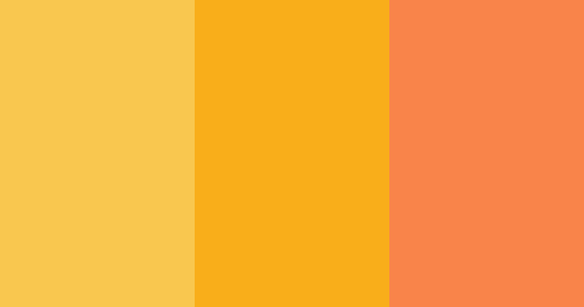 Download sunny citrus burst color palette PNG image (landscape)