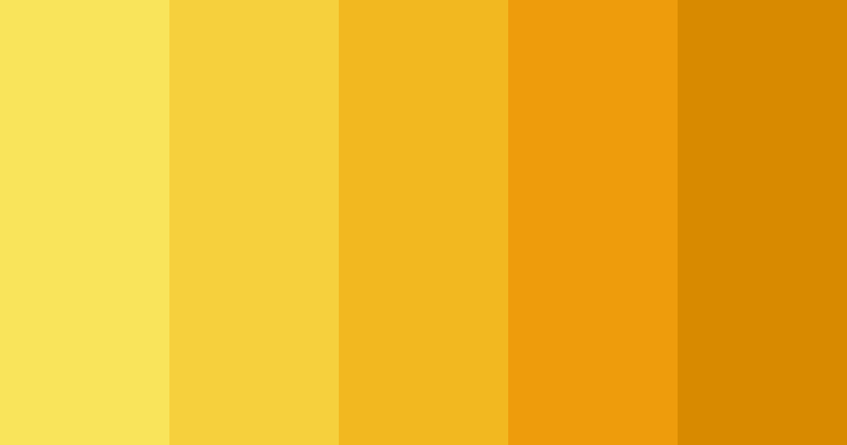 Download golden sunburst color palette PNG image (landscape)