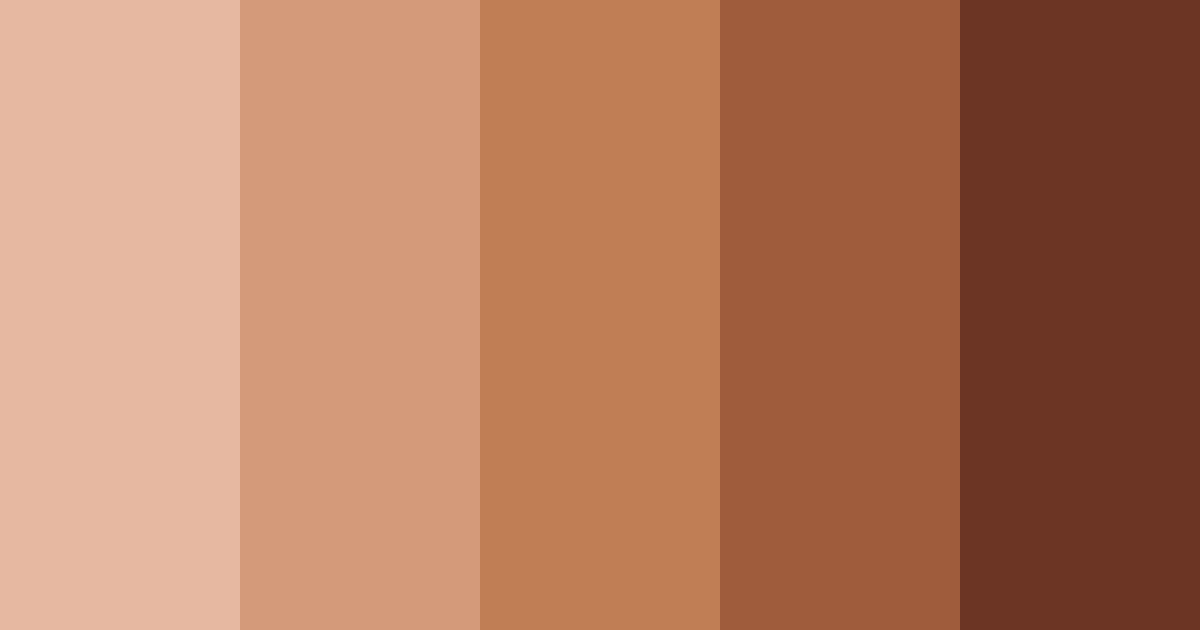 Download rustic ember color palette PNG image (landscape)