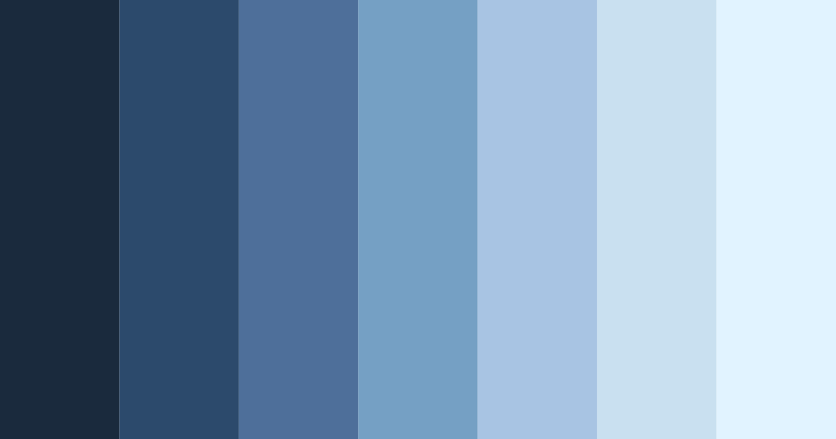 Download ocean serenade color palette PNG image (landscape)