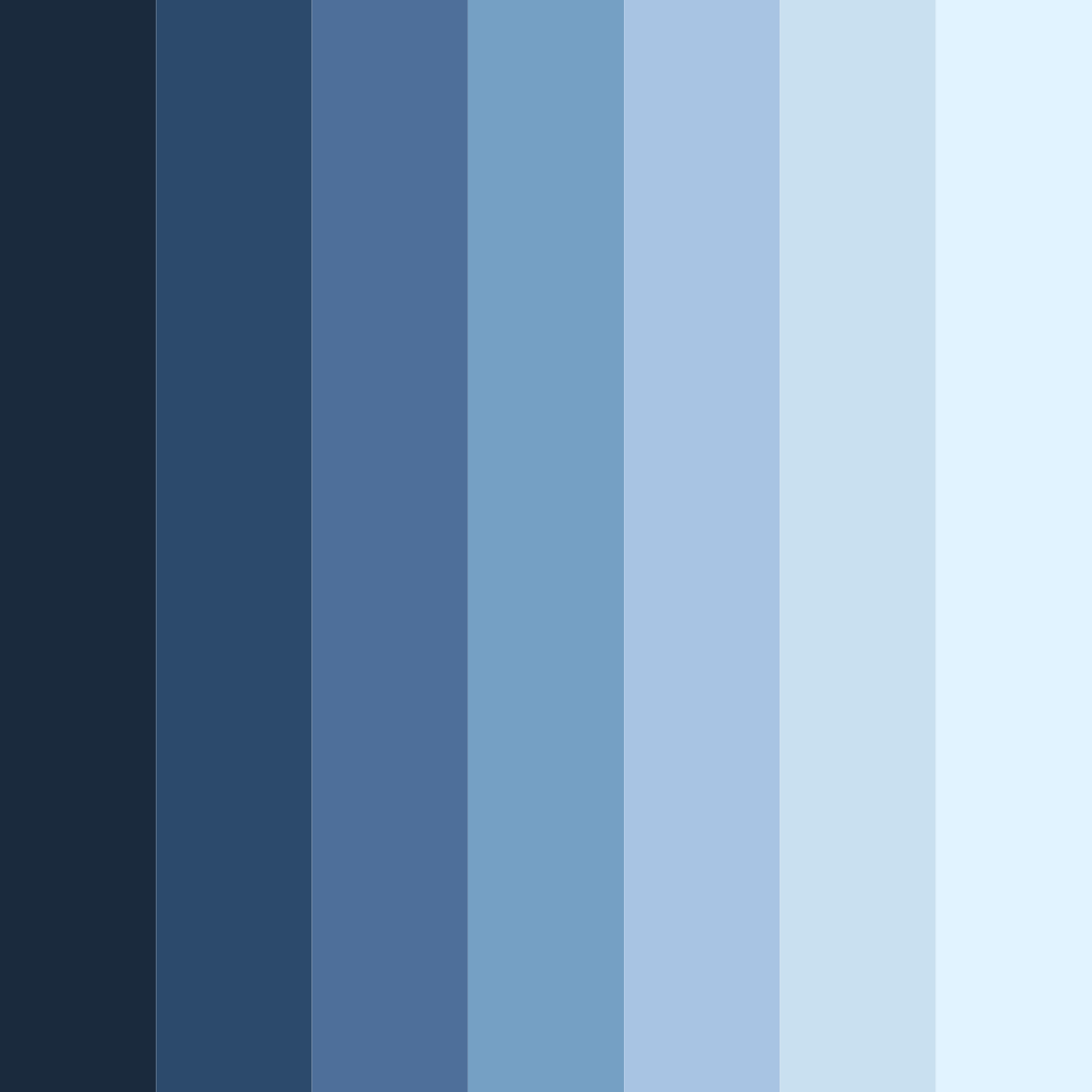 Download ocean serenade color palette PNG image (square)