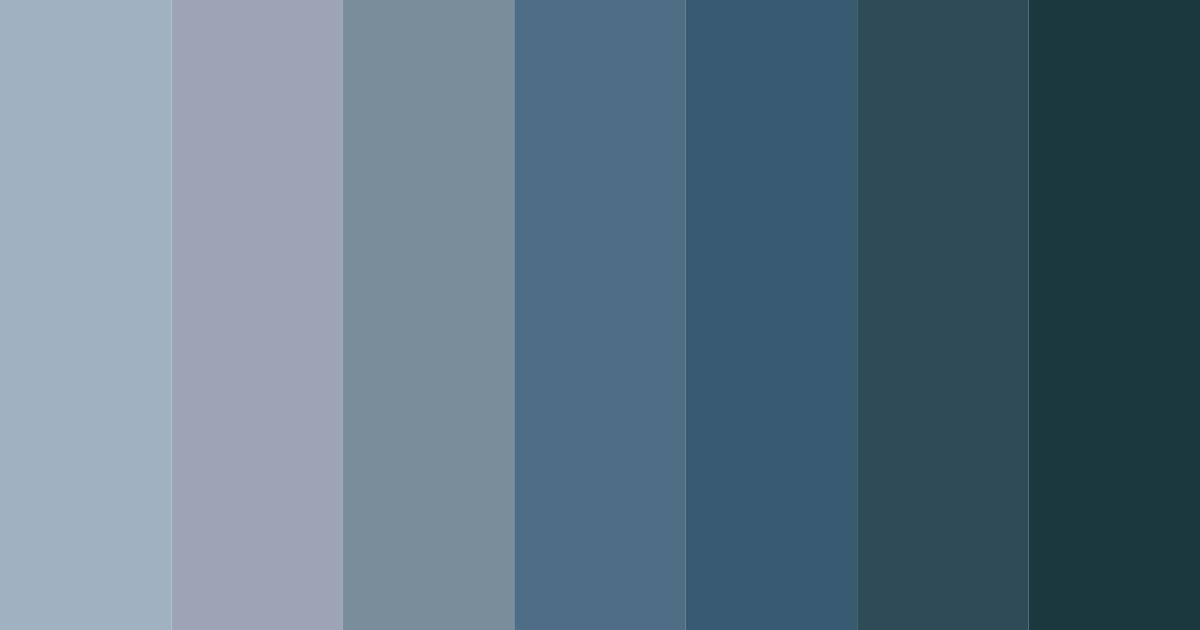 Download steel serenity color palette PNG image (landscape)