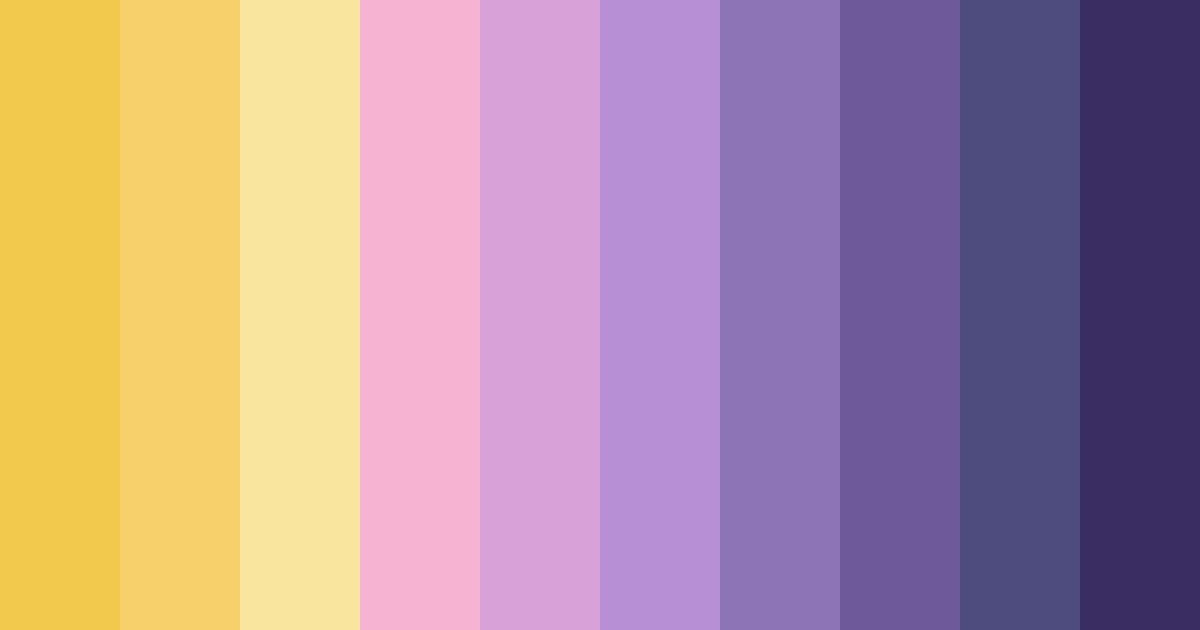 Download festival reverie color palette PNG image (landscape)
