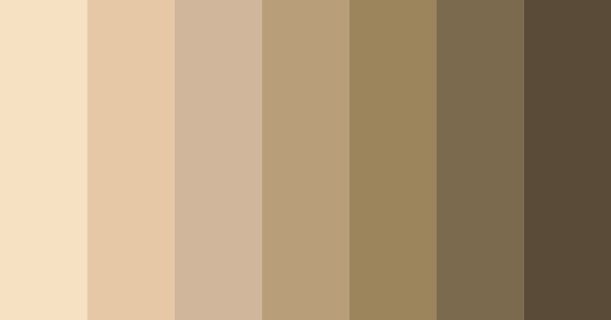 Download warm wheat whispers color palette PNG image (landscape)