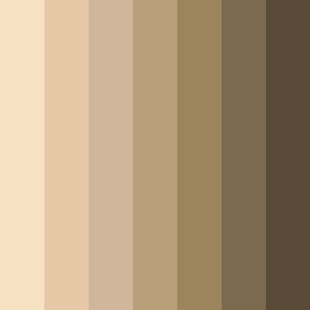 Download warm wheat whispers color palette PNG image (square)