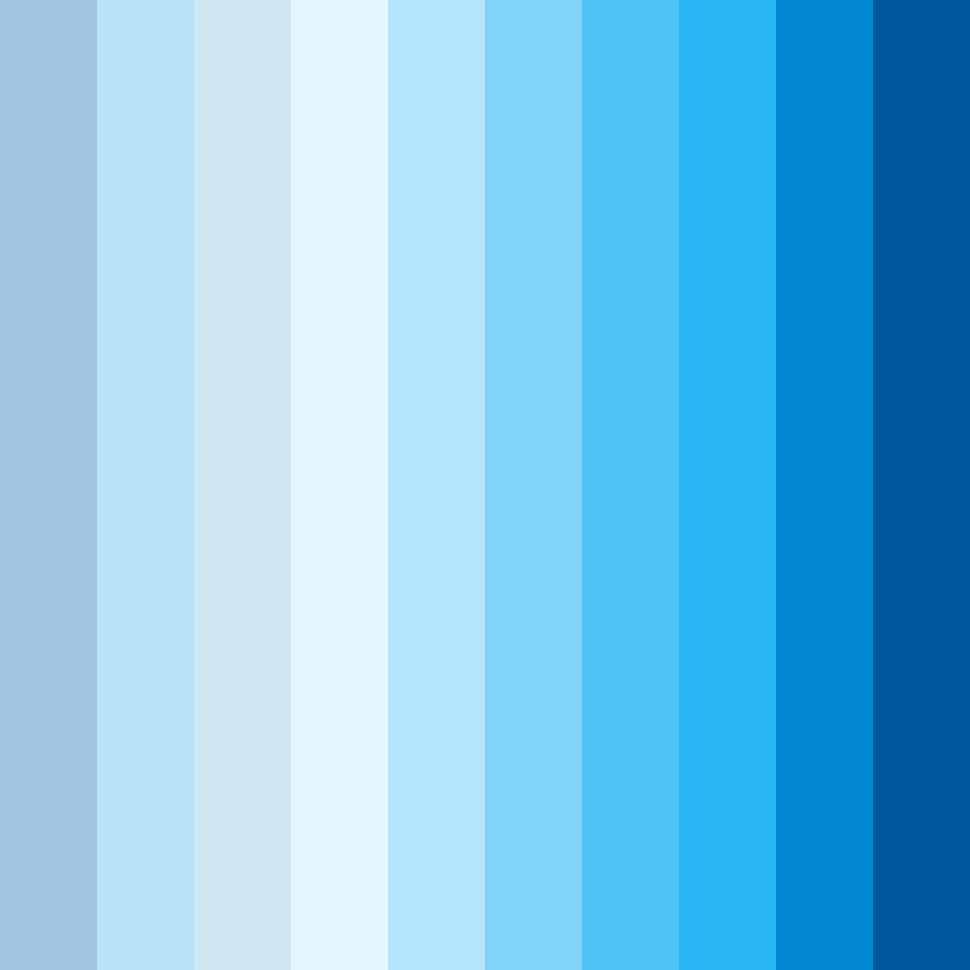 Download baby blue bliss color palette PNG image (square)