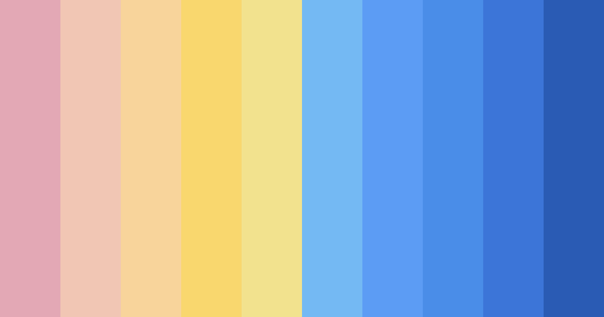 Download retro sunset drive color palette PNG image (landscape)