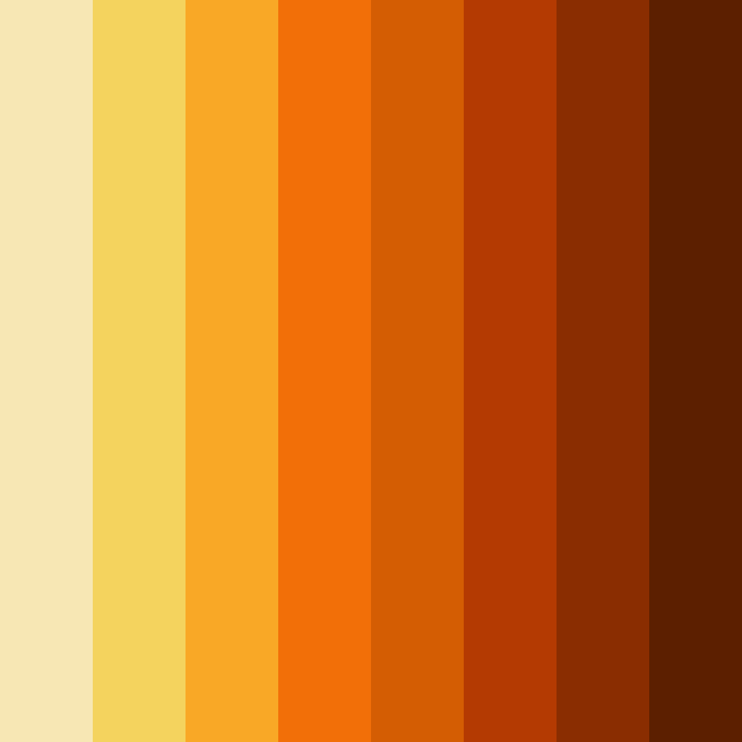 Download harvest ember color palette PNG image (square)