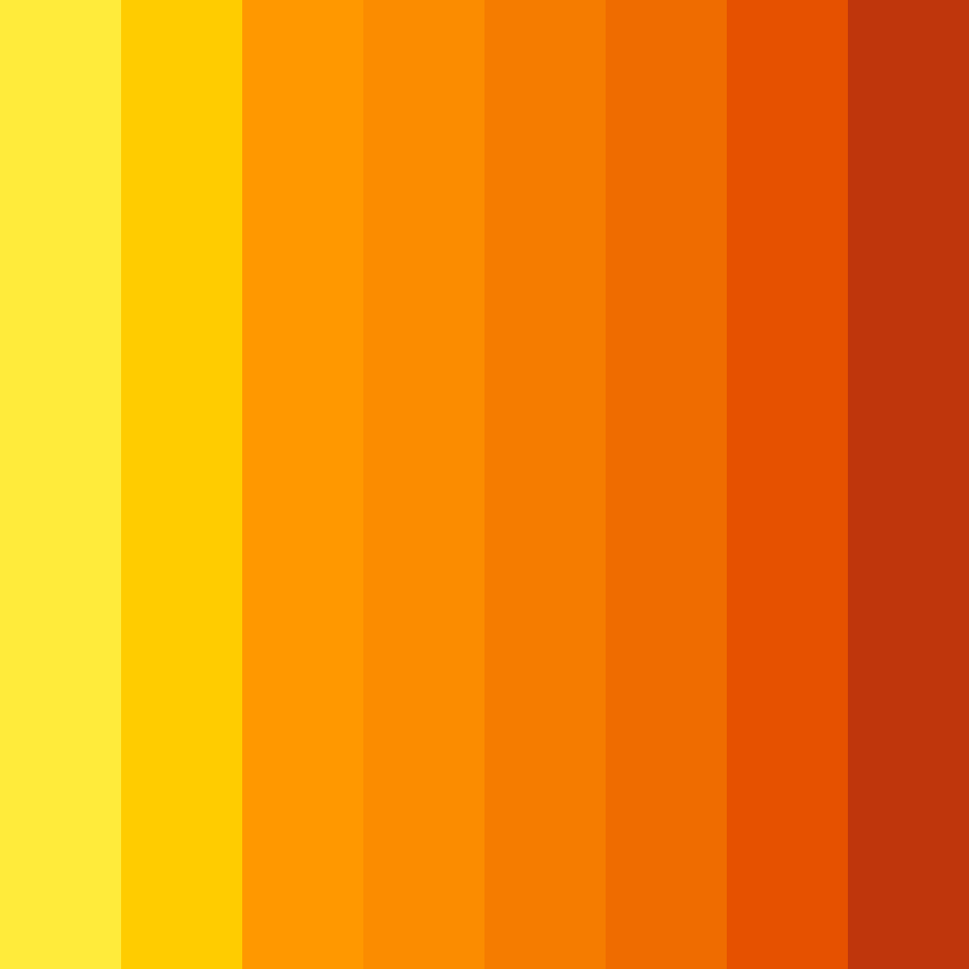 Download sunset harvest color palette PNG image (square)