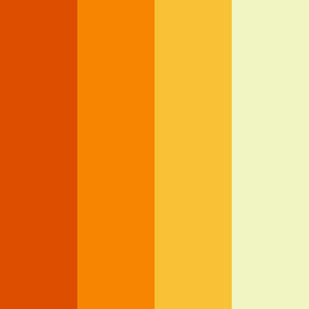 Download sunny citrus color palette PNG image (square)