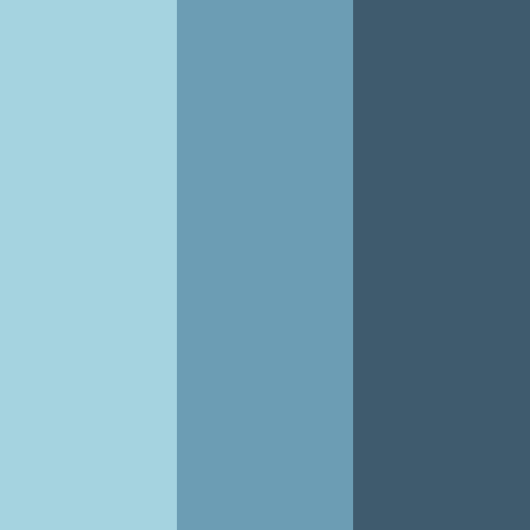 Download blue korea color palette PNG image (square)
