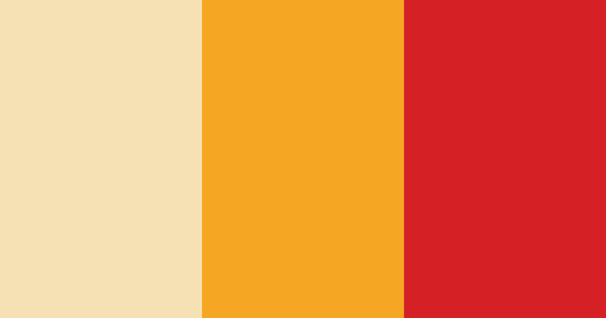Download golden japan color palette PNG image (landscape)