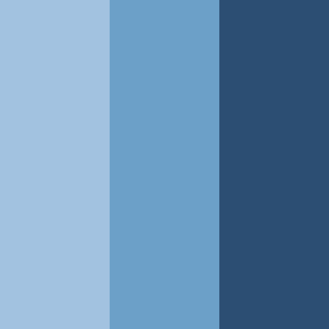 Download cool blue winter color palette PNG image (square)