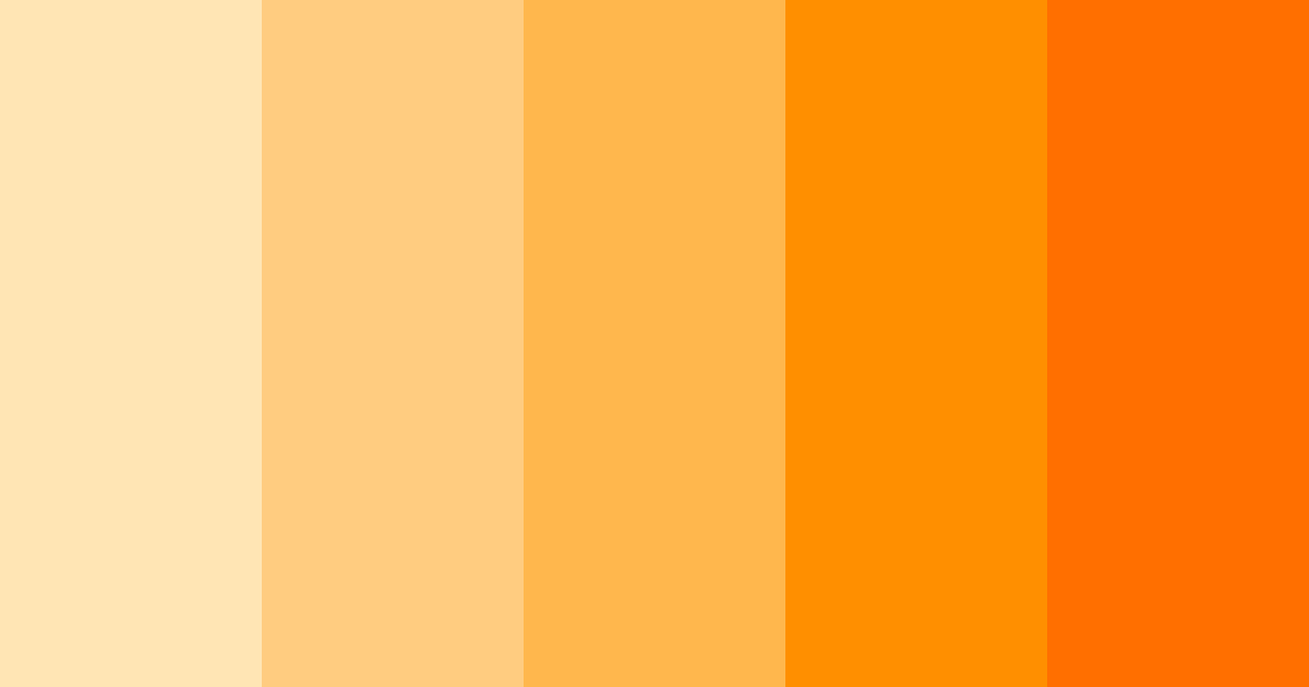 Download orange sunrise color palette PNG image (landscape)