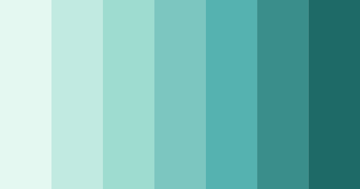 Download ocean breeze serenity color palette PNG image (landscape)