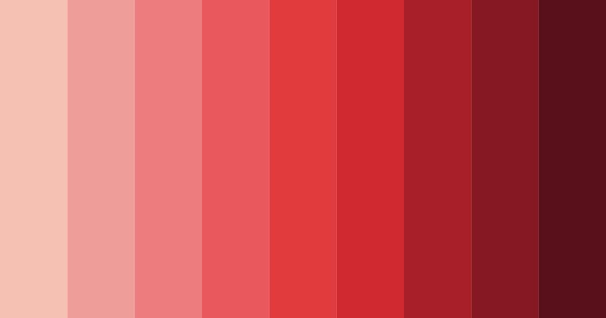 Download crimson bouquet color palette PNG image (landscape)