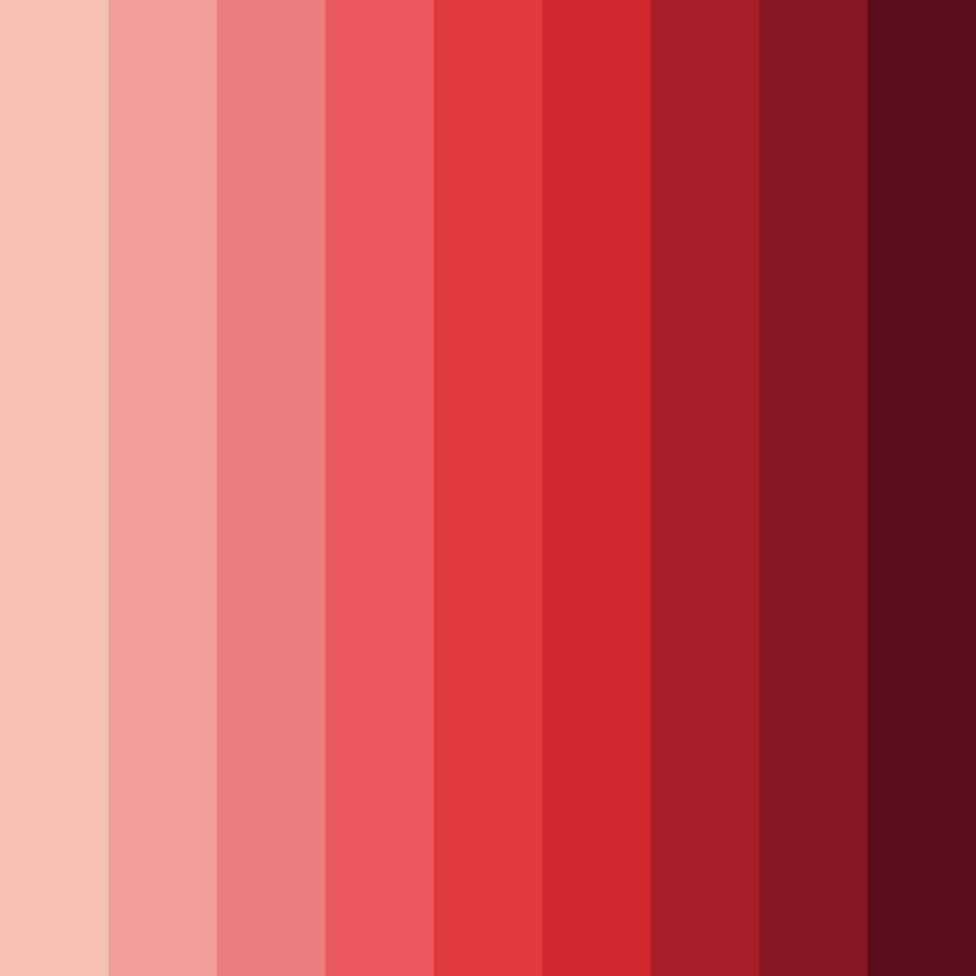 Download crimson bouquet color palette PNG image (square)
