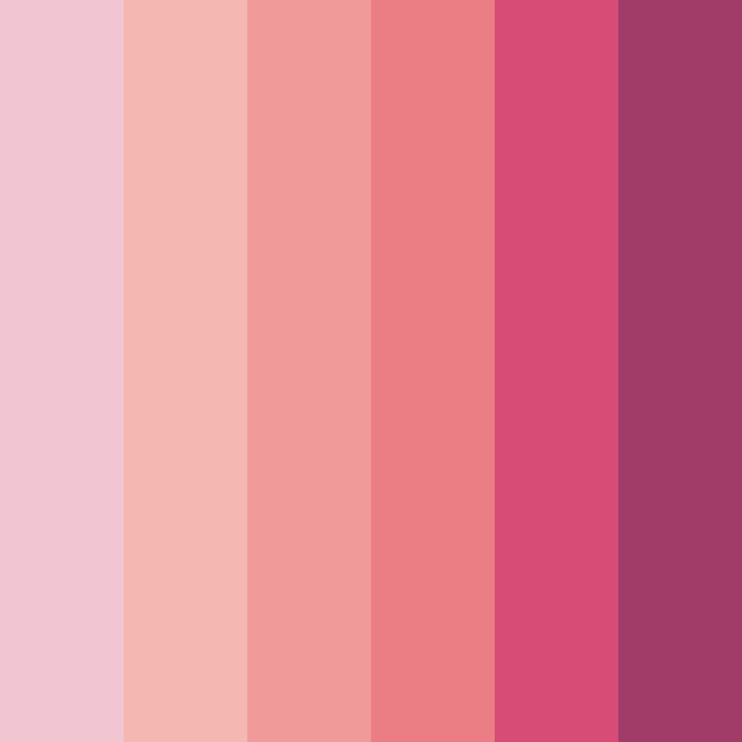 Download pink shades color palette PNG image (square)