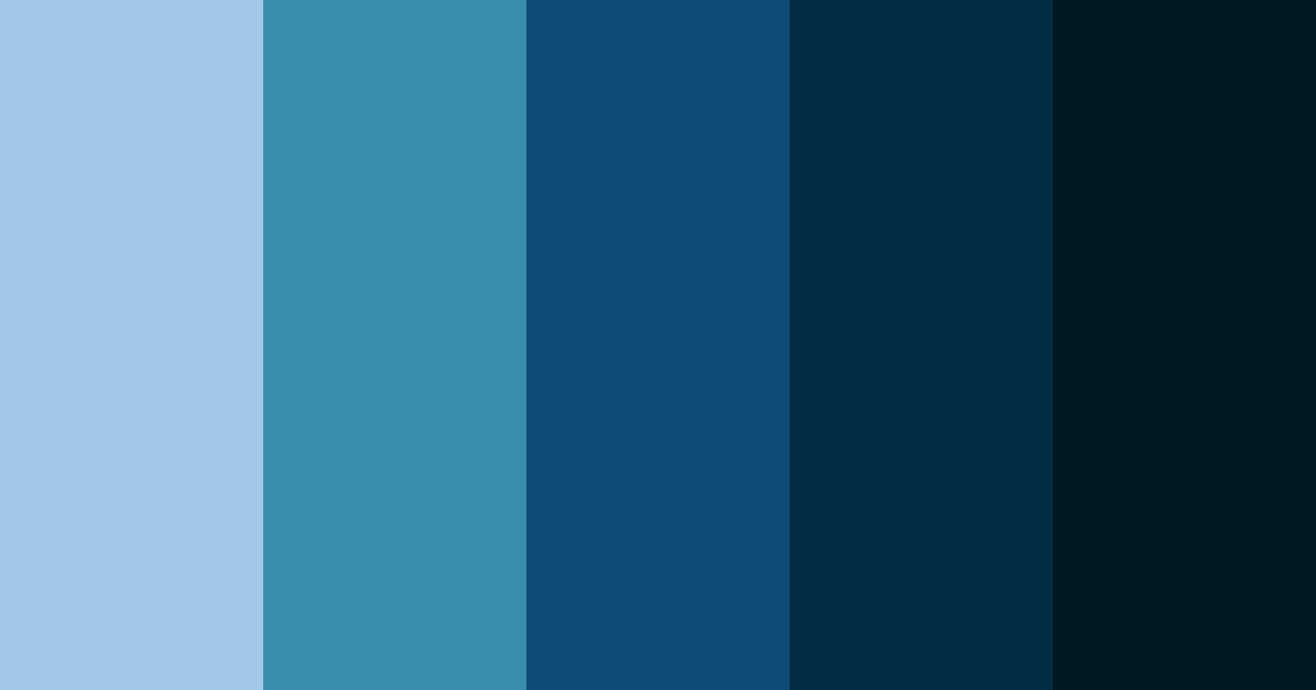 Download cobalt blue color palette PNG image (landscape)