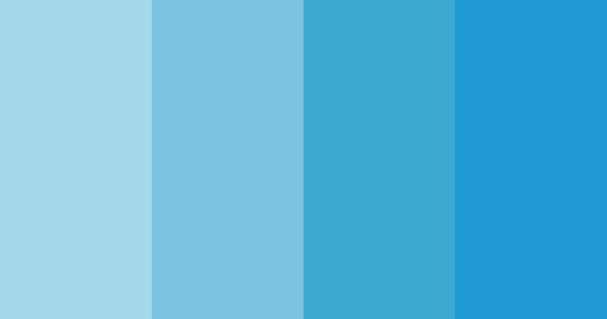 Download aquatic serenade color palette PNG image (landscape)