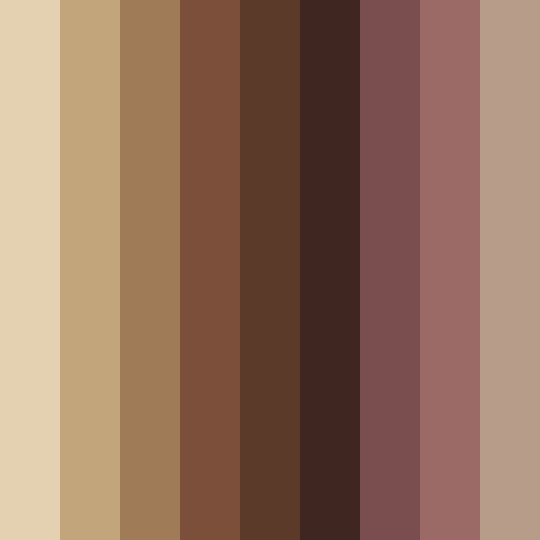 Download brown woods color palette PNG image (square)