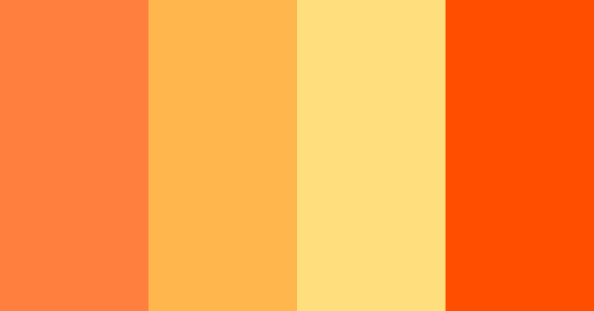 Download sunset symphony color palette PNG image (landscape)