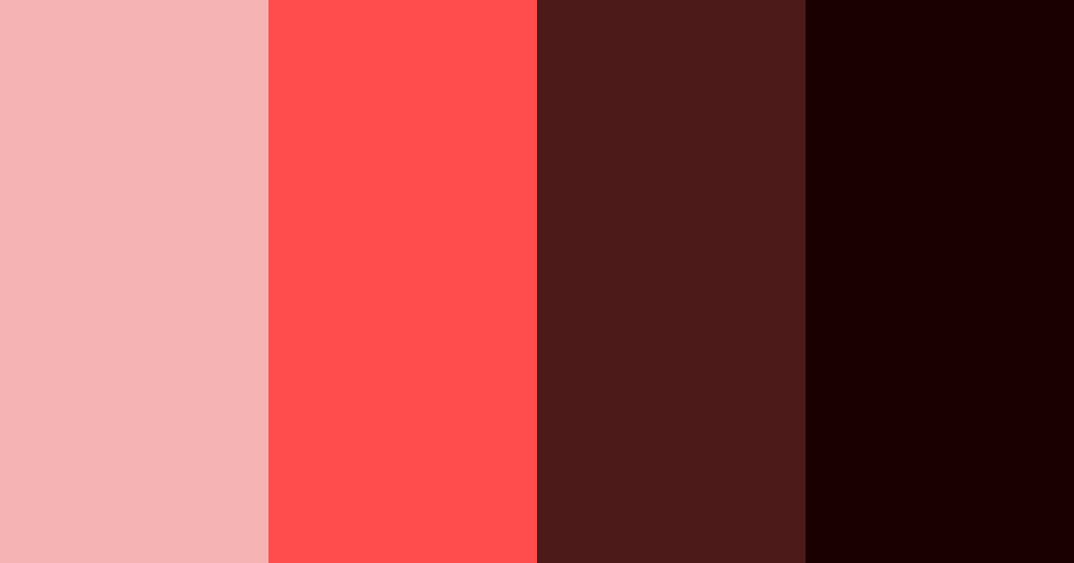 Download red shades color palette PNG image (landscape)